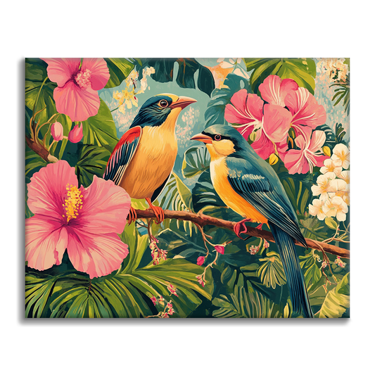 Paradis tropical - Peinture par numéros