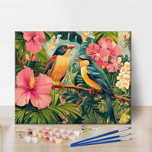 Paradis tropical - Peinture par numéros