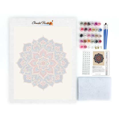 Mandala Jumeau - Peinture par Numéros