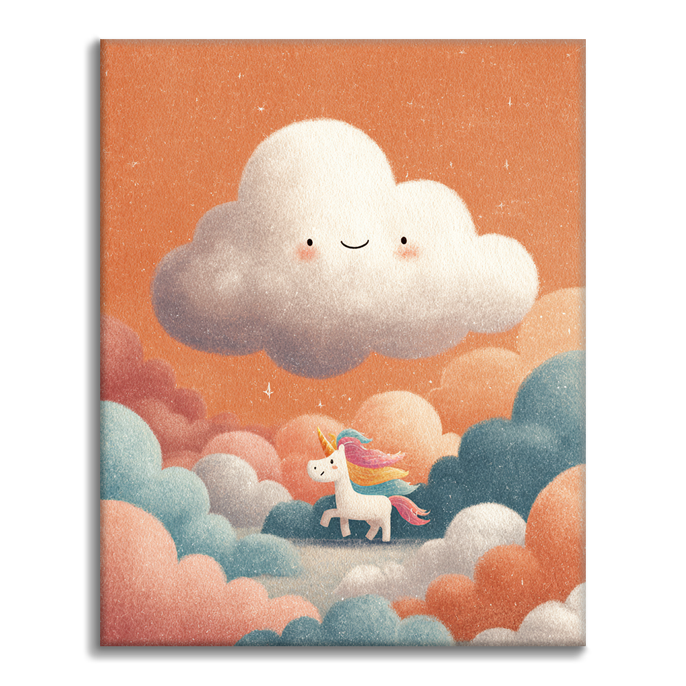 La quête du rêve de la licorne - Peinture par numéros