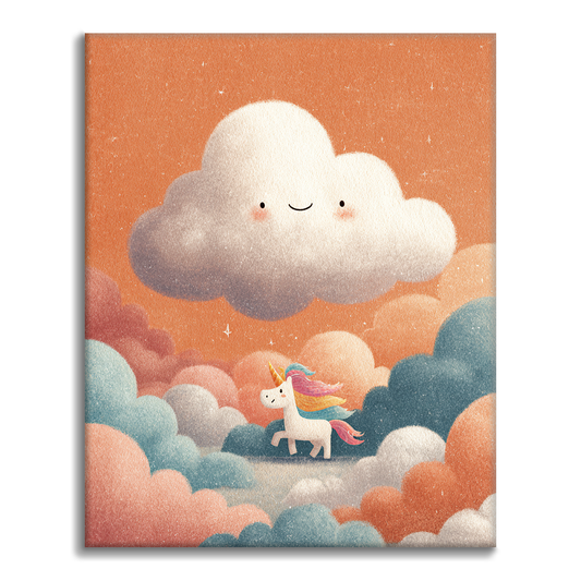 La quête du rêve de la licorne - Peinture par numéros