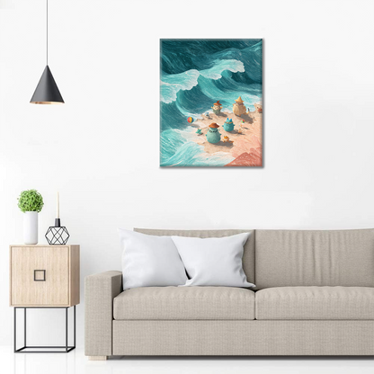 Vagues d'émerveillement - Peinture par numéros