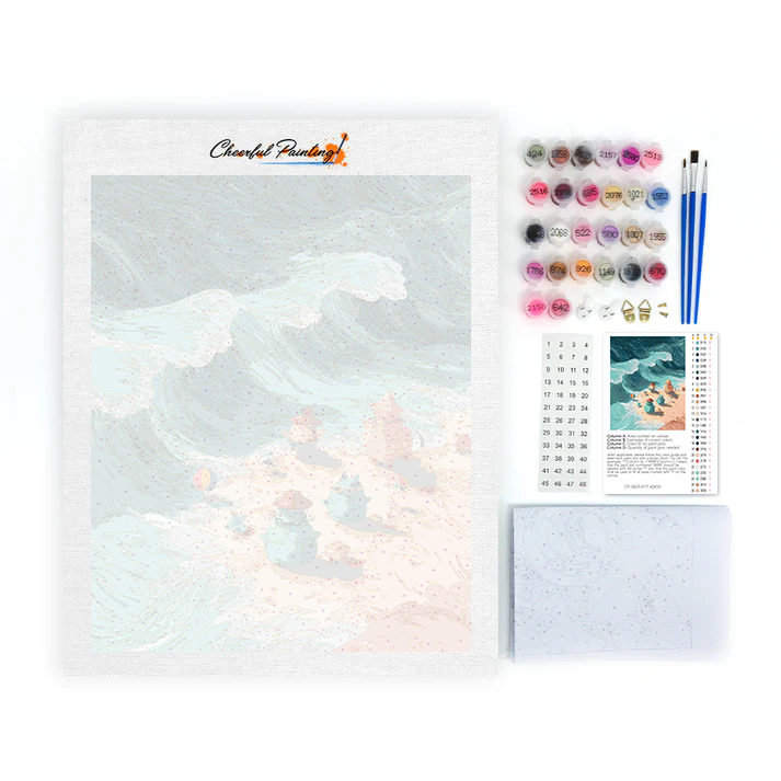 Vagues d'émerveillement - Peinture par numéros