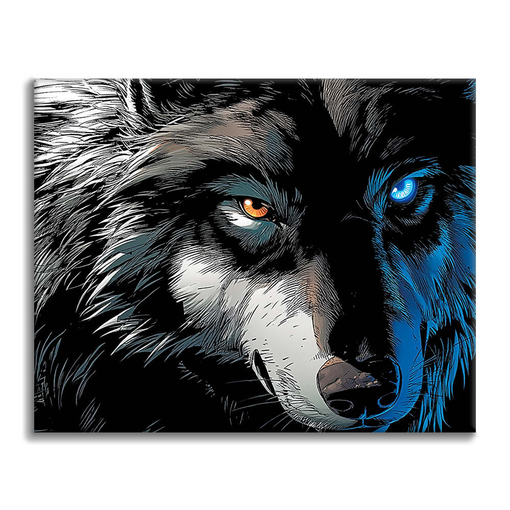 Le Roi Loup - Peinture par numéros