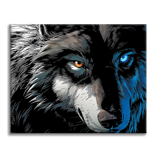 Le Roi Loup - Peinture par numéros