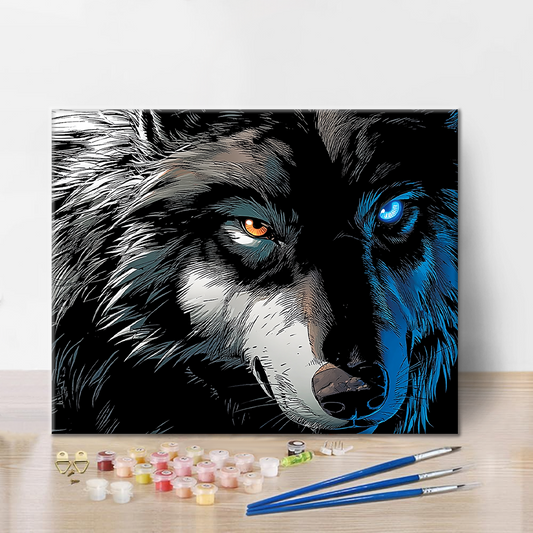 Le Roi Loup - Peinture par numéros