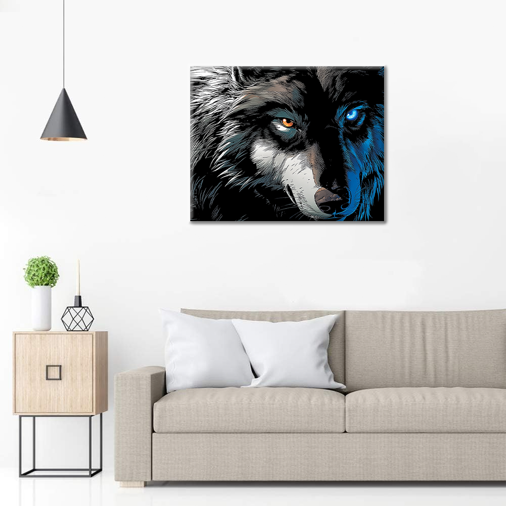 Le Roi Loup - Peinture par numéros