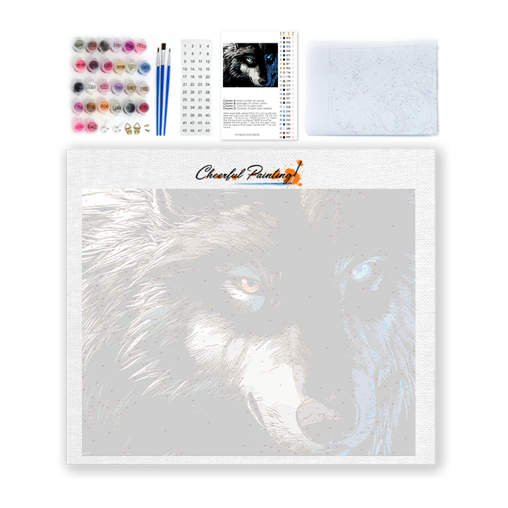 Le Roi Loup - Peinture par numéros