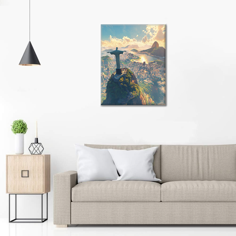 Le Christ Rédempteur - Peinture par numéros