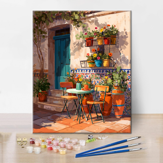 Balcon de Cordoue - Peinture par numéros