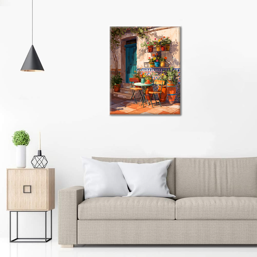 Balcon de Cordoue - Peinture par numéros