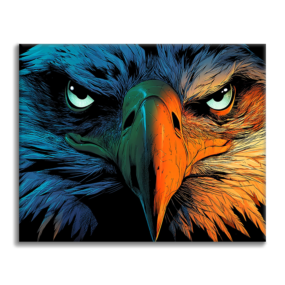 aigle - Peinture par numéros