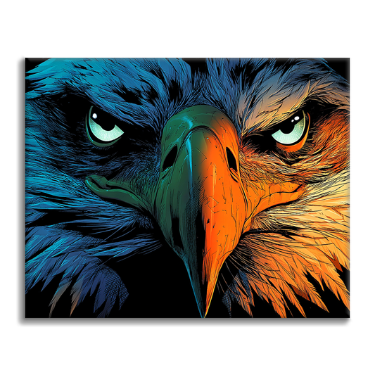 aigle - Peinture par numéros
