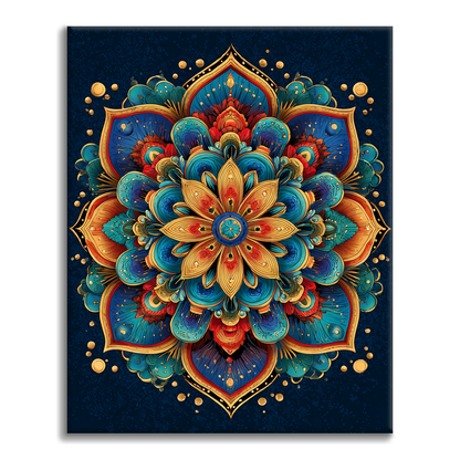 Gloire Mandala - Peinture par numéros