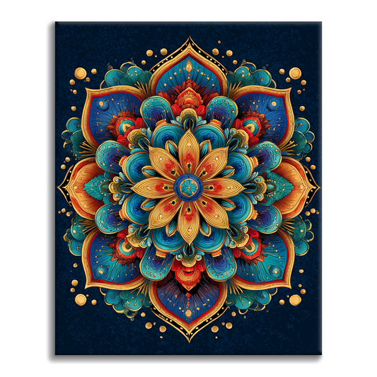 Gloire Mandala - Peinture par numéros