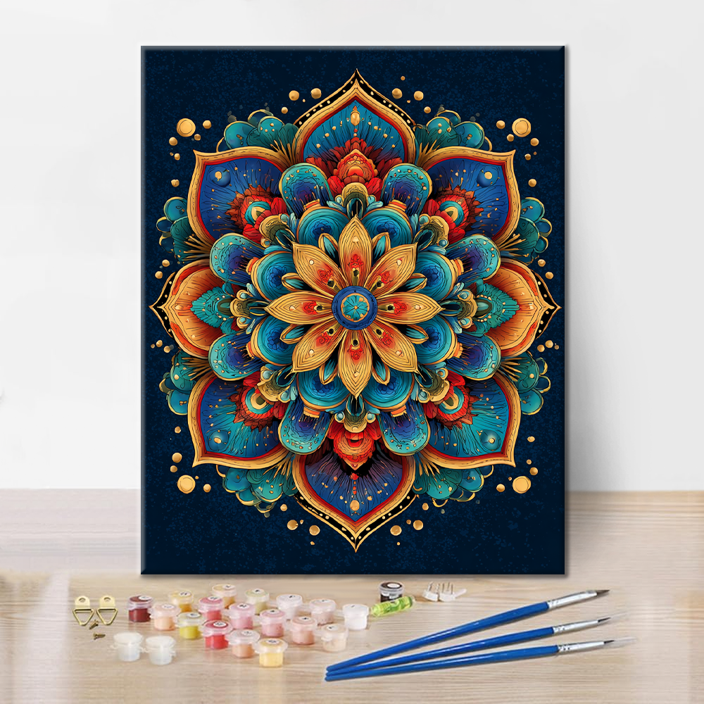 Gloire Mandala - Peinture par numéros