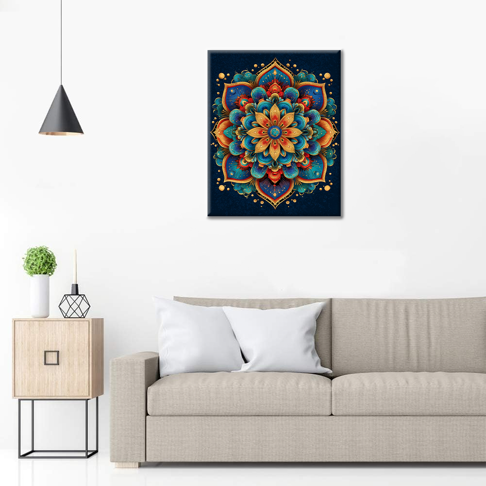 Gloire Mandala - Peinture par numéros