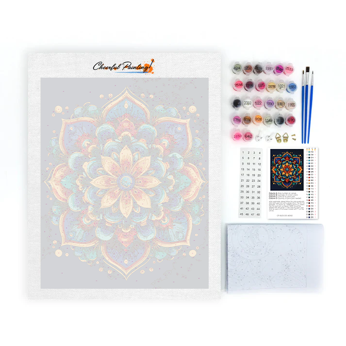 Gloire Mandala - Peinture par numéros
