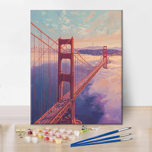 Golden Gate Bridge - Peinture par numéros