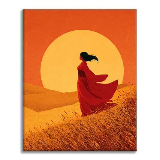 Horizon doré - Peinture par numéros