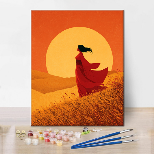 Horizon doré - Peinture par numéros