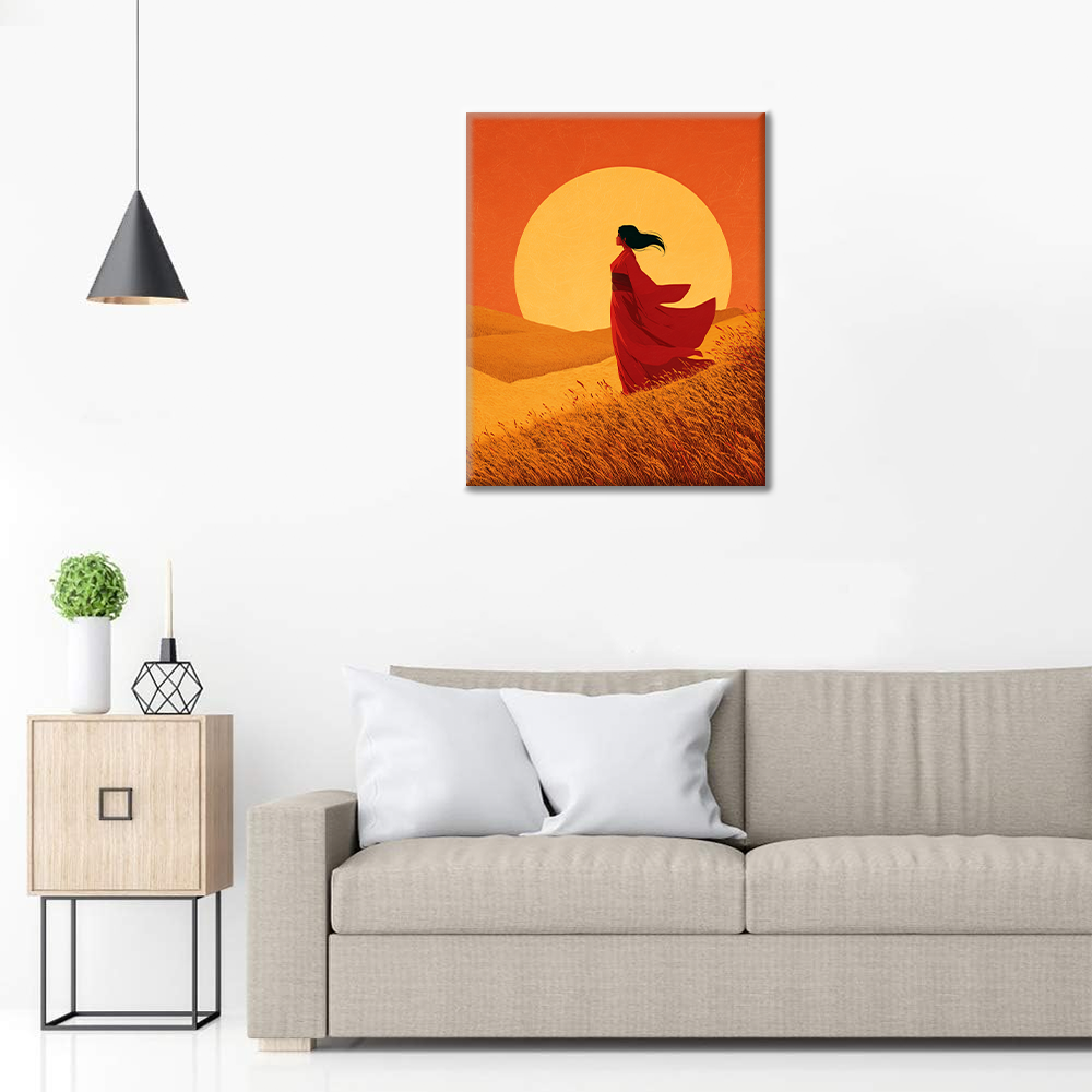 Horizon doré - Peinture par numéros