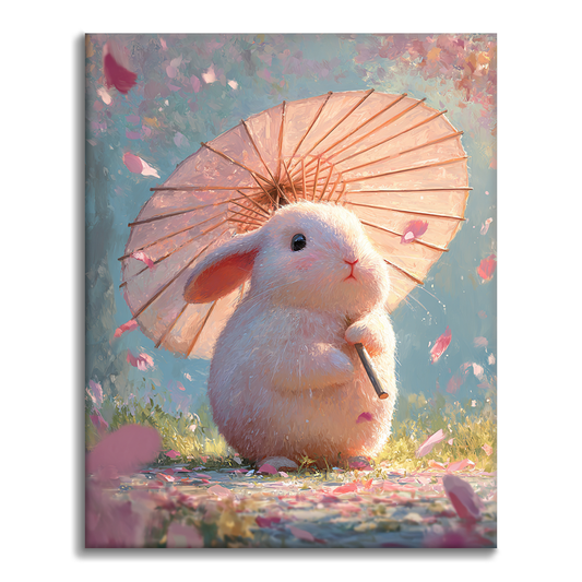 Bunny Blossom - Peinture par numéros