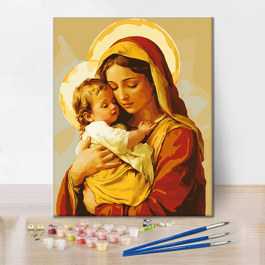 Sainte Étreinte - Peinture par numéros