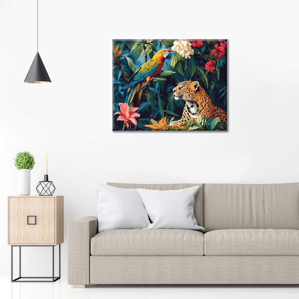 Compagnons de la jungle - Peinture par numéros