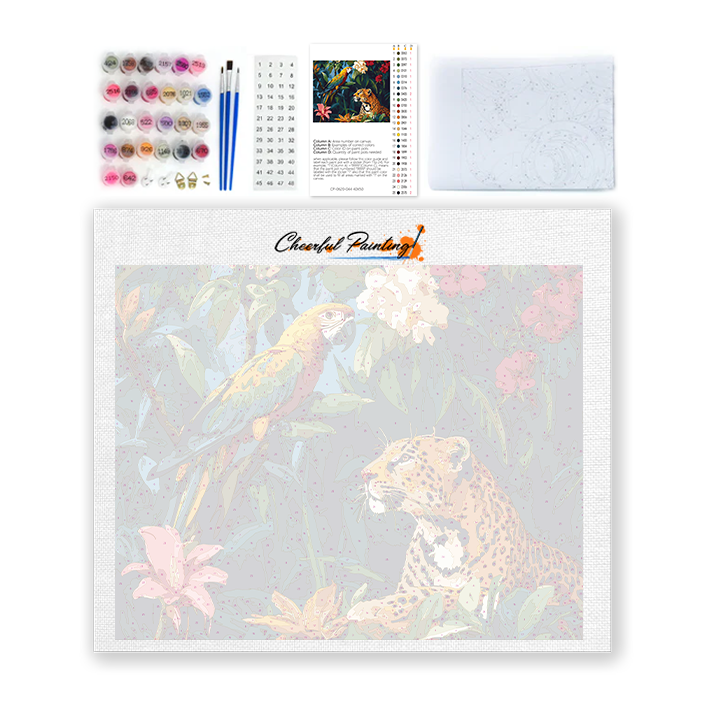 Compagnons de la jungle - Peinture par numéros