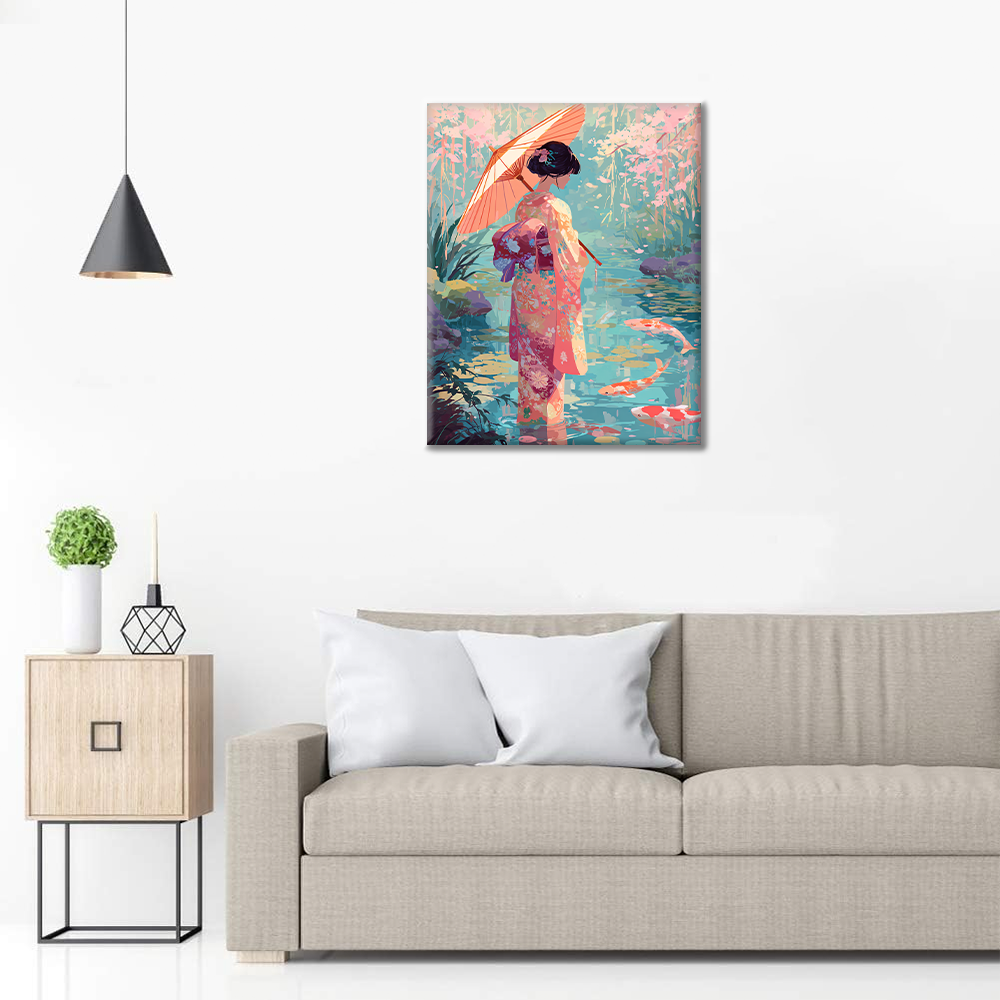 Réflexions Koi - Peinture par numéros