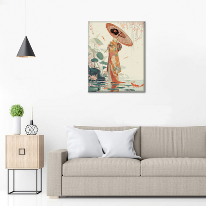 Invitation de Koi - Peinture par numéros