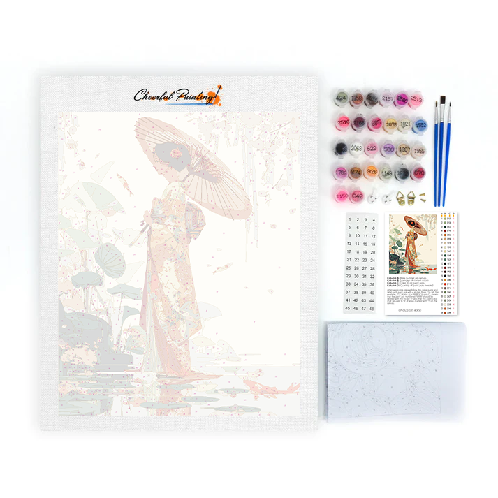 Invitation de Koi - Peinture par numéros