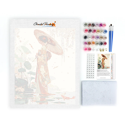 Invitation de Koi - Peinture par numéros
