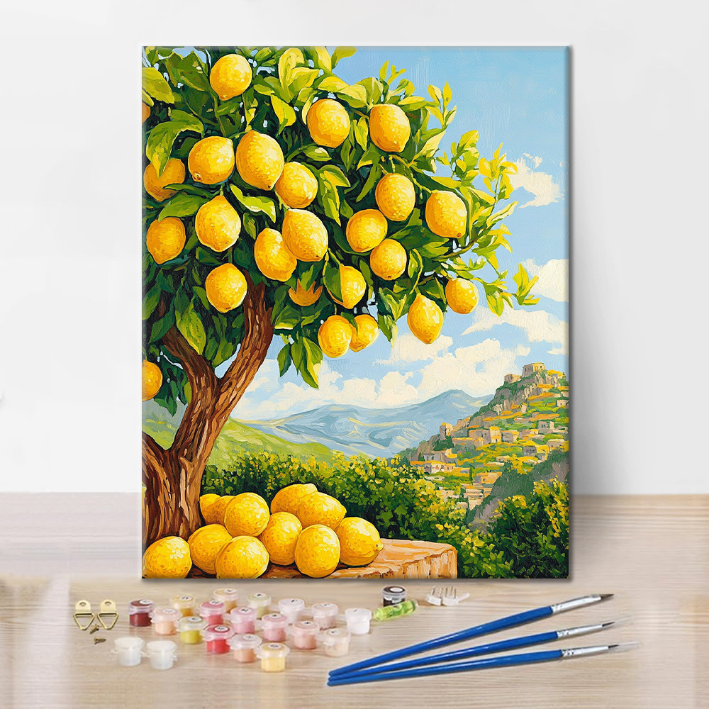 Citronnier - Peinture par numéros