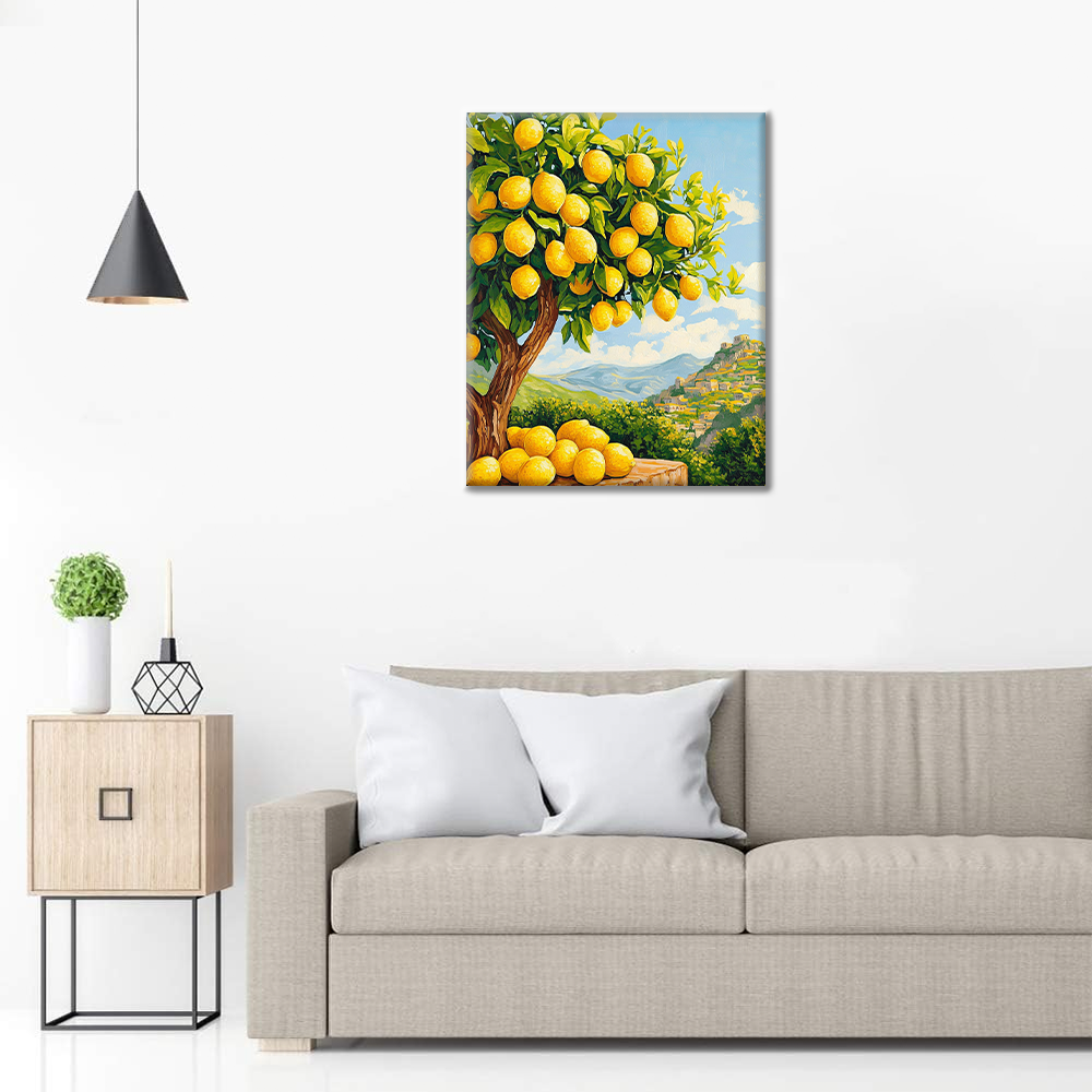 Citronnier - Peinture par numéros