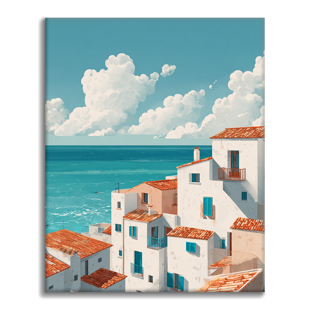 Majorelle Blue Summer - Peinture par numéros