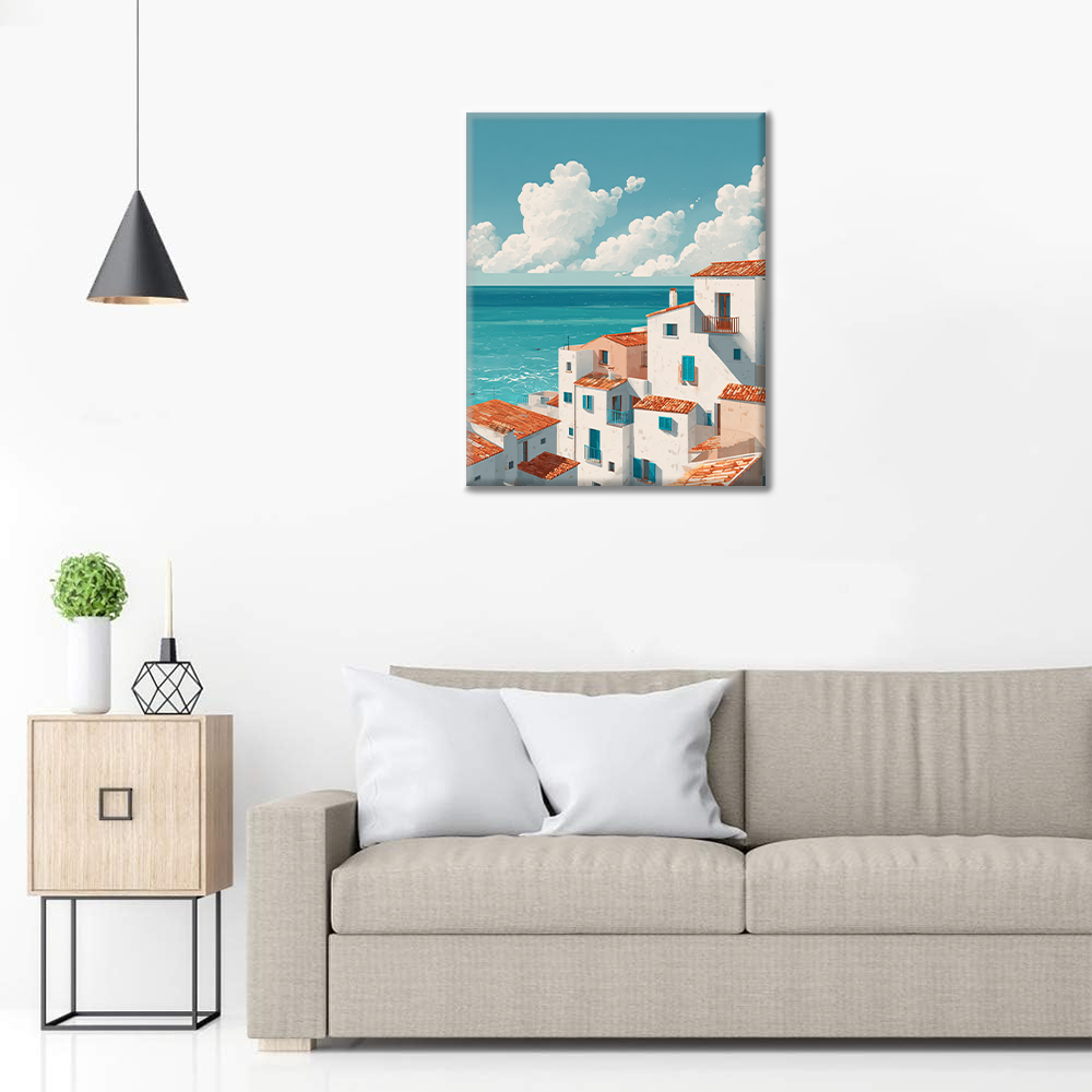 Majorelle Blue Summer - Peinture par numéros