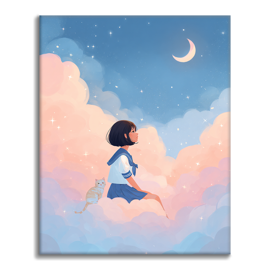 Rêves au clair de lune - Peinture par numéros