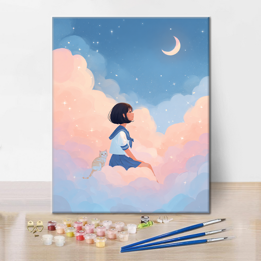 Rêves au clair de lune - Peinture par numéros