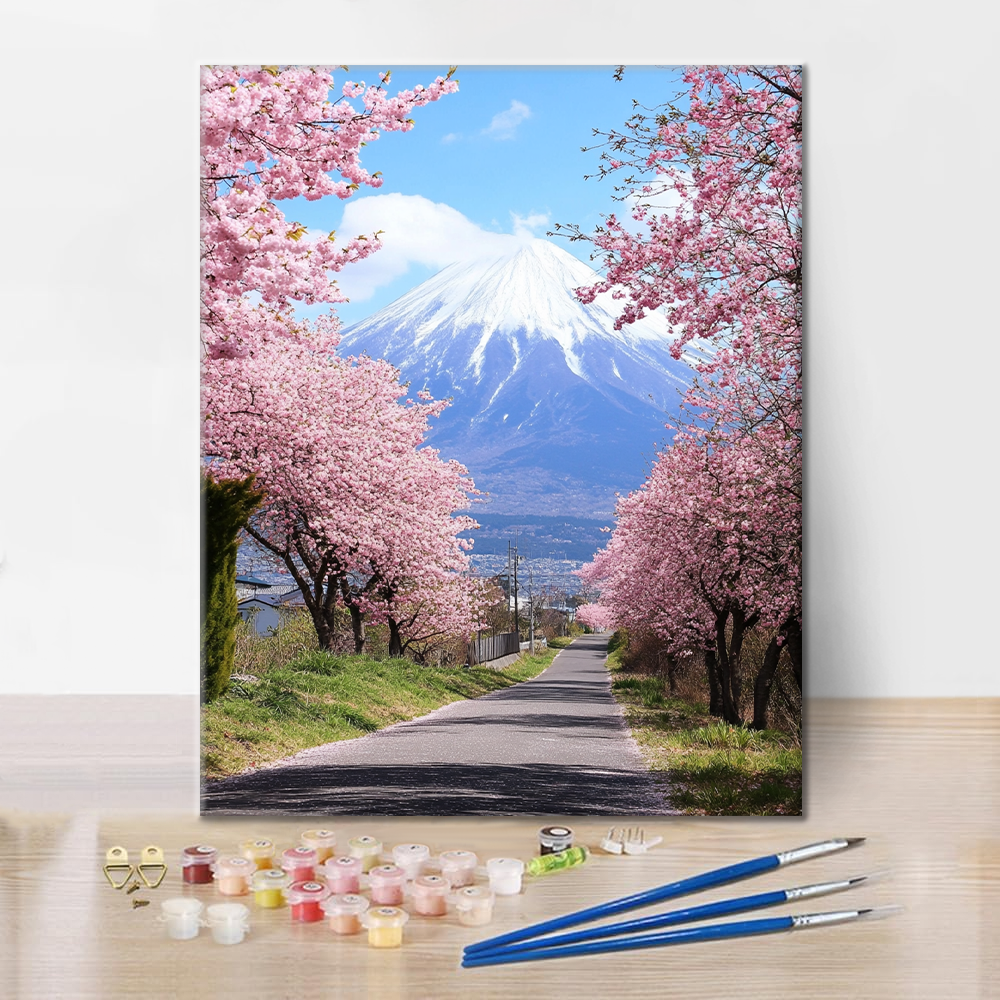 Montagne de pétales - Peinture par numéros