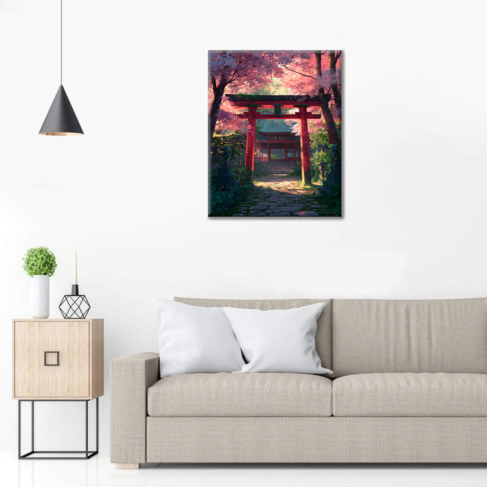 Torii mystique - Peinture par numéros