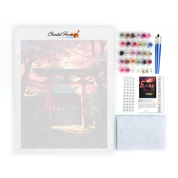 Torii mystique - Peinture par numéros