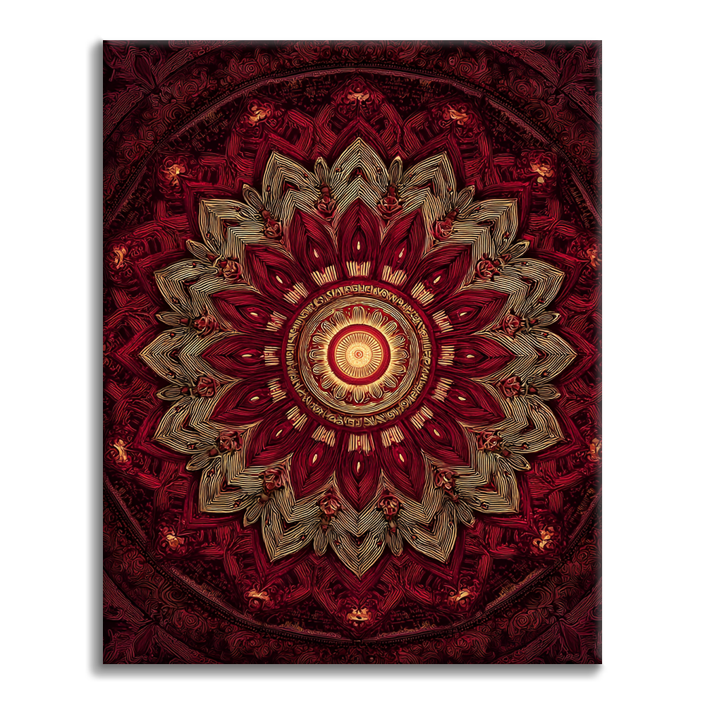 Mandala céleste - Peinture par numéros