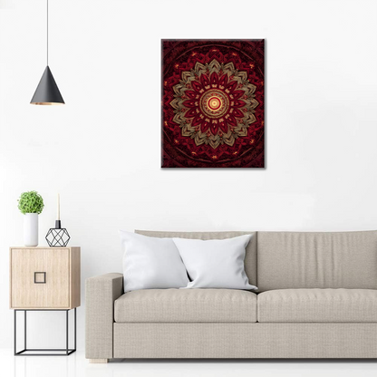 Mandala céleste - Peinture par numéros