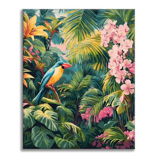 Oiseau du paradis - Peinture par numéros