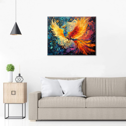 Phoenix Reborn - Peinture par numéros