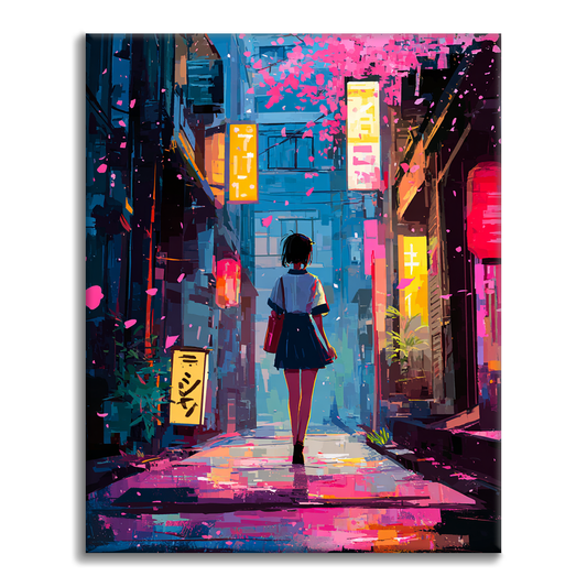 Sakura Corner - Peinture par numéros