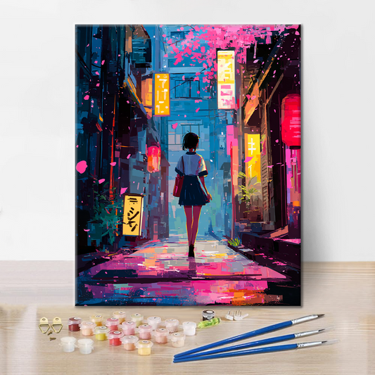 Sakura Corner - Peinture par numéros