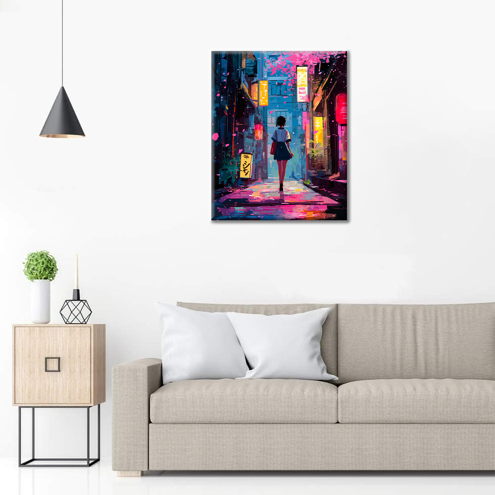 Sakura Corner - Peinture par numéros